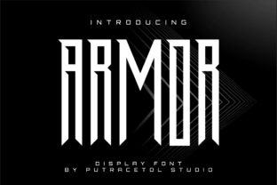Armor: A Bold Display Font for Modern Editorial Design