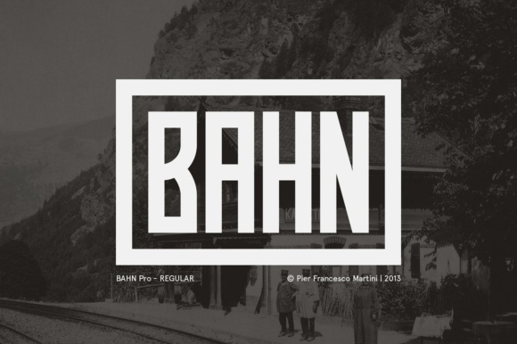 Bahn Pro: A Retro Display Font for Modern Web Design