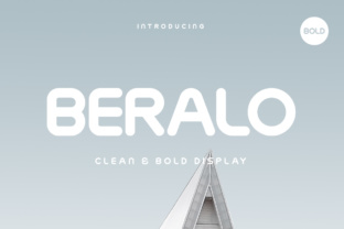 Beralo: A Bold Display Font for Crafters and Product Designers