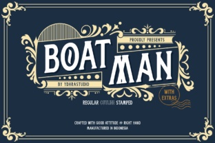 Boatman: A Vintage Display Font for Your Brand