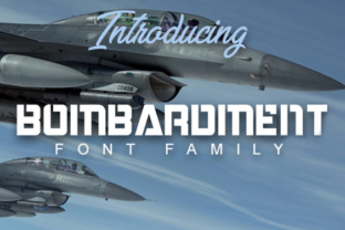 Bombardment: A Bold Display Font for Branding