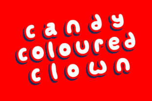 Candy Coloured Clown: A Fun Display Font for Branding