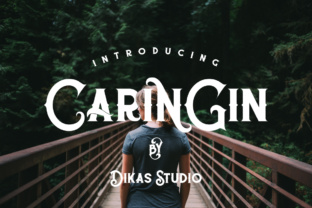 Caringin: The Vintage Display Font That Elevates Campaign Typography