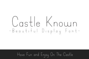 Castle Known: A Minimal Display Font That Elevates Digital Branding