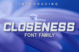 Closeness: A Premium Display Font for Web Design