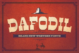 Dafodil: A Western Display Font for Modern Web Design