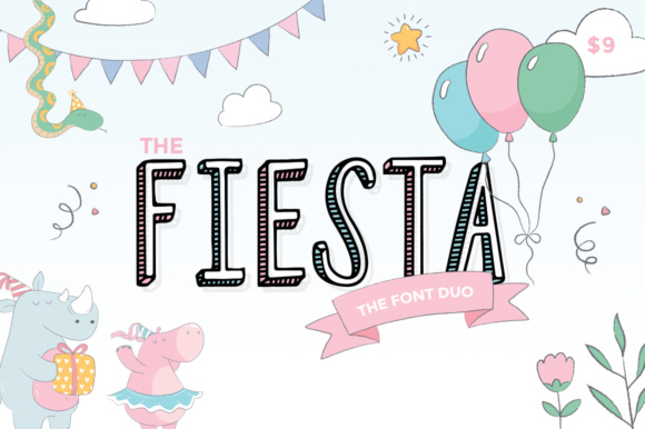 Fiesta Duo: A Vibrant Display Font for Web Design