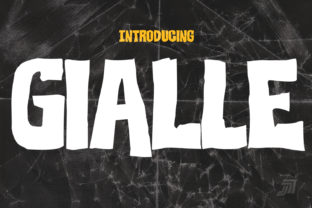 Gialle Family: A Bold Display Font for Modern Web Design Projects
