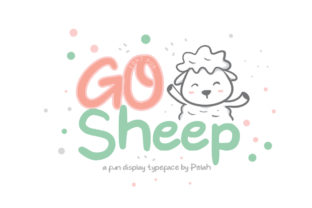 Go Sheep: A Playful Display Typeface That Brings Branding to Life