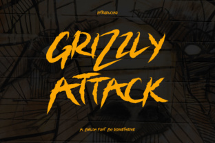 Grizzly Attack: A Bold Display Font for Campaigns