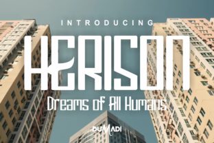 Herison: A Clean Display Font That Elevates Modern Web Design
