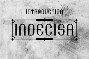 Indecisa: A Vintage Display Font for Web Design