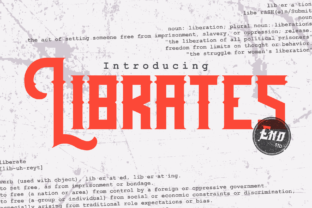 Librates: A Strong Display Typeface for Bold Branding