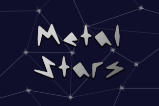 Metal Stars: The Bold Display Font for Marketers