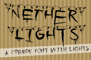 Nether Lights: A Unique Display Font for Branding