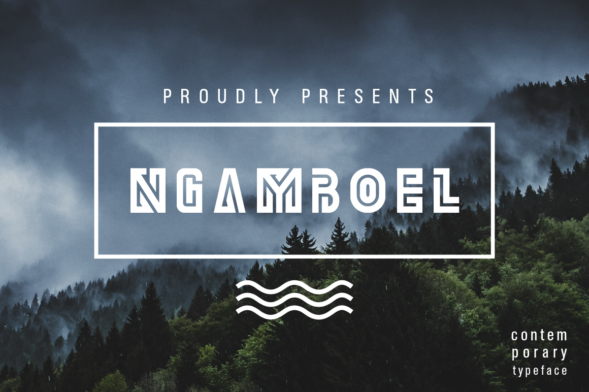 Ngamboel: A Striking Display Font for Modern Business Branding