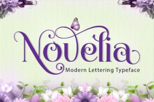Novelia: An Elegant Display Font for Crafters