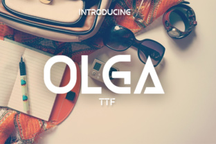 Olga: A Clean Stencil Font for Makers
