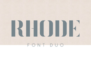 Rhode: A Minimal Display Font for Modern Web Design