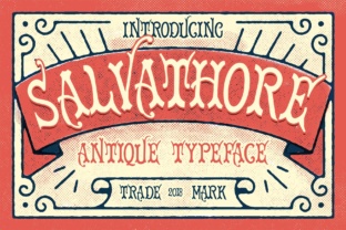 Salvathore: A Victorian-Inspired Display Font with Modern Flair