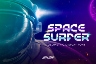 Space Surfer: A Bold Display Font for Makers